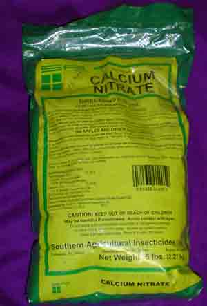 Calcium Nitrate 15.5-0-0-19   5lb bag