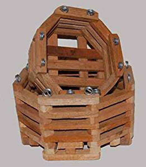 Octagonal Basket Set, 6 & 8