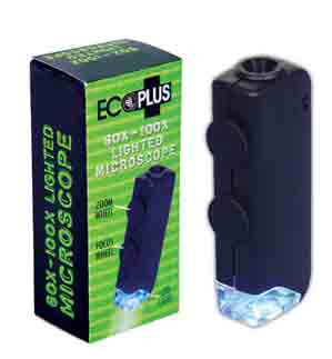 Microscope 60x - 100x, Illuminated